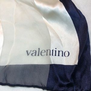 Valentino 100% Silk Vintage Tulip Scarf